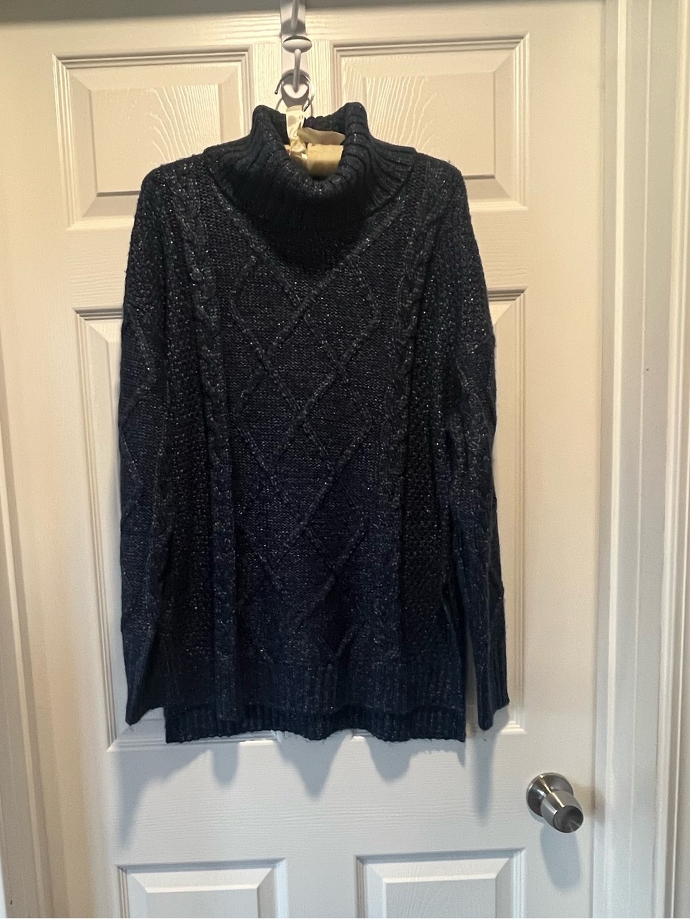 LC Lauren Conrad Turtleneck Sweater 
Size: Large 
Color: Blue